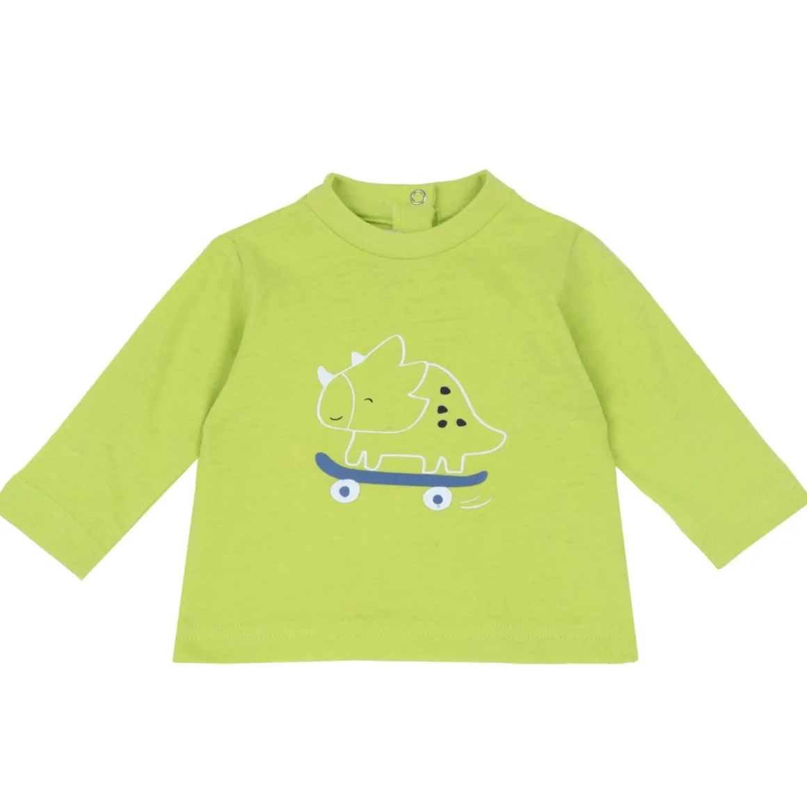 T.shirt m/l verde fluo st dinosauro – chicco
