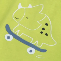 T.shirt m/l verde fluo st dinosauro – chicco