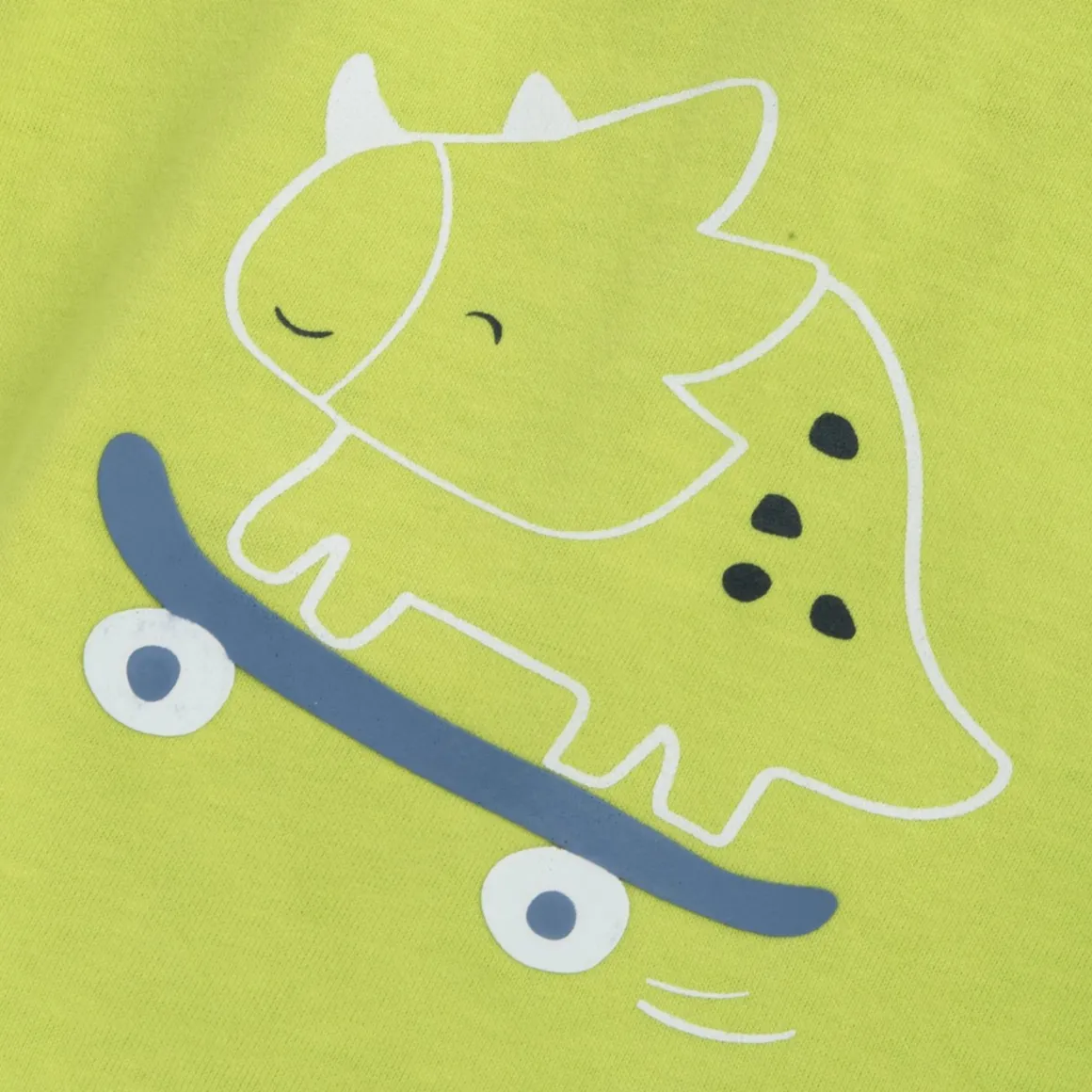 T.shirt m/l verde fluo st dinosauro – chicco