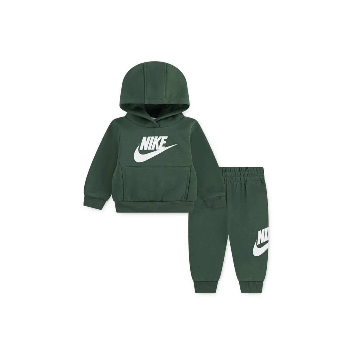 Tuta da jogging nike sportswear nkn club fleece set (2 pezzi), per neonati, con cappuccio – nike