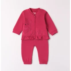 Tuta jogging due pezzi ciliegia – dodipetto