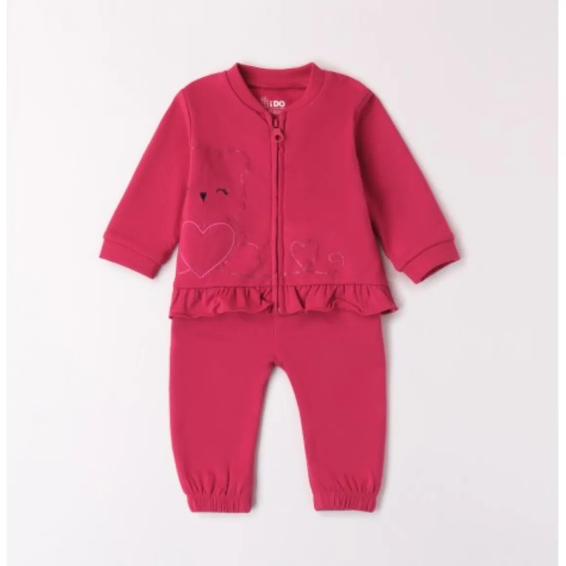 Tuta jogging due pezzi ciliegia – dodipetto