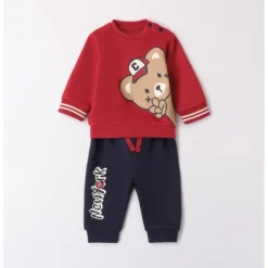 Tuta jogging due pezzi con orso – dodipetto
