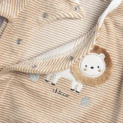 Tutina aperta davanti con leoncino centrale – chicco