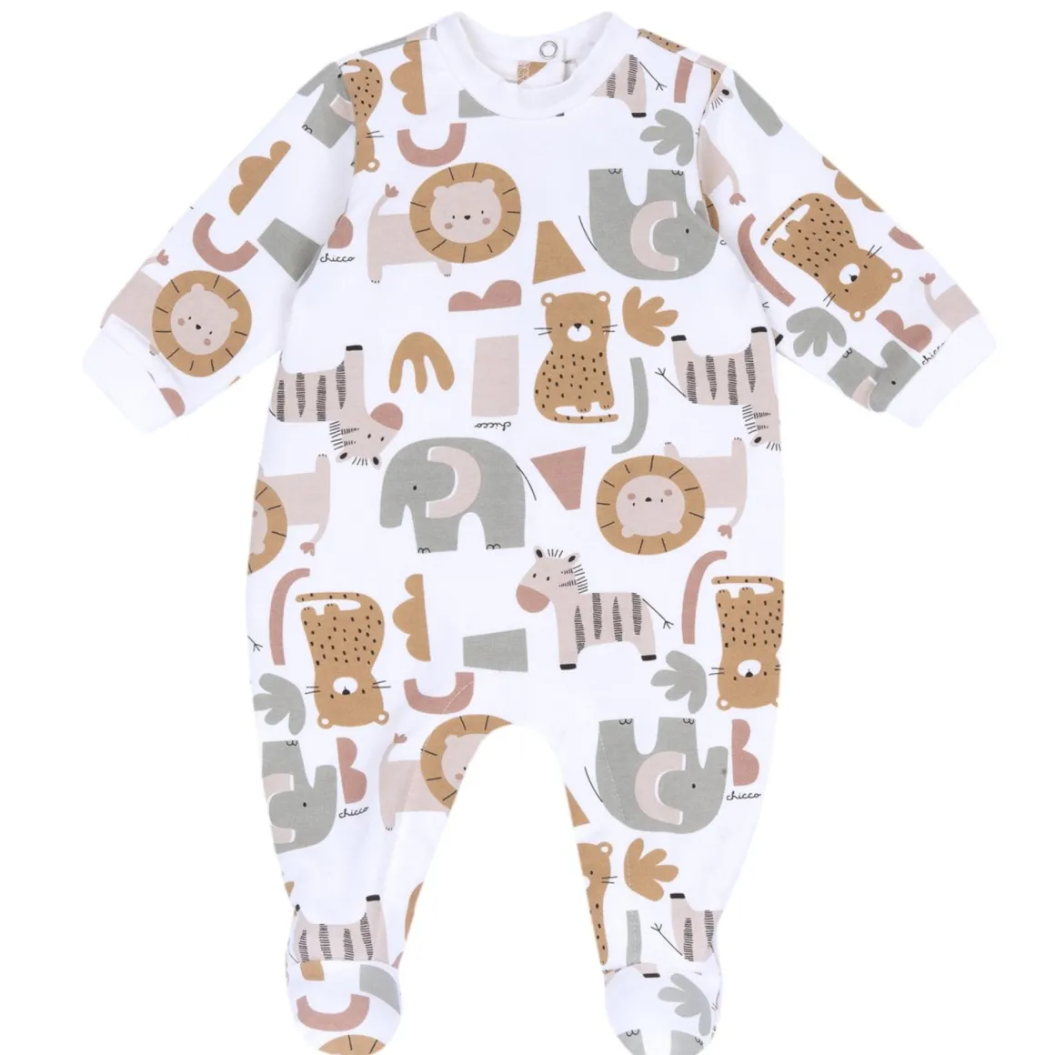 Tutina aperta entrogamba all over giungla – chicco