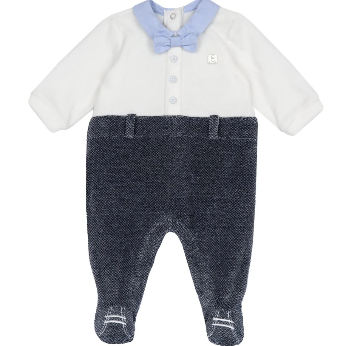 Tutina aperta entrogamba con papillon – chicco