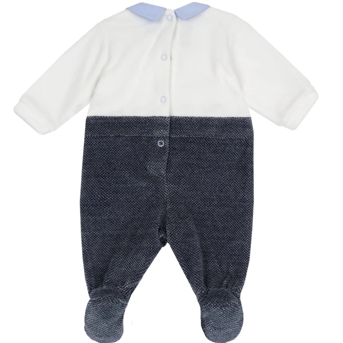 Tutina aperta entrogamba con papillon – chicco