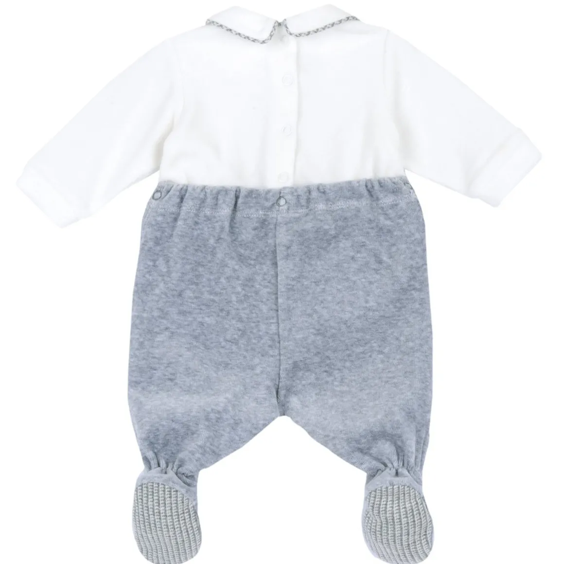 Tutina con apertura patello con coniglietto – chicco