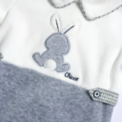 Tutina con apertura patello con coniglietto – chicco