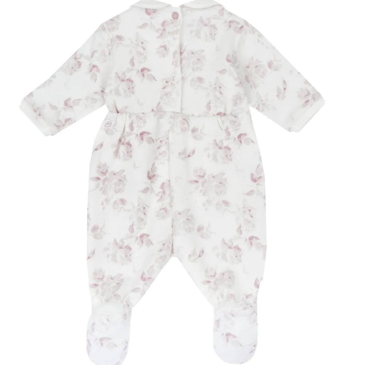 Tutina con apertura patello con roselline – chicco