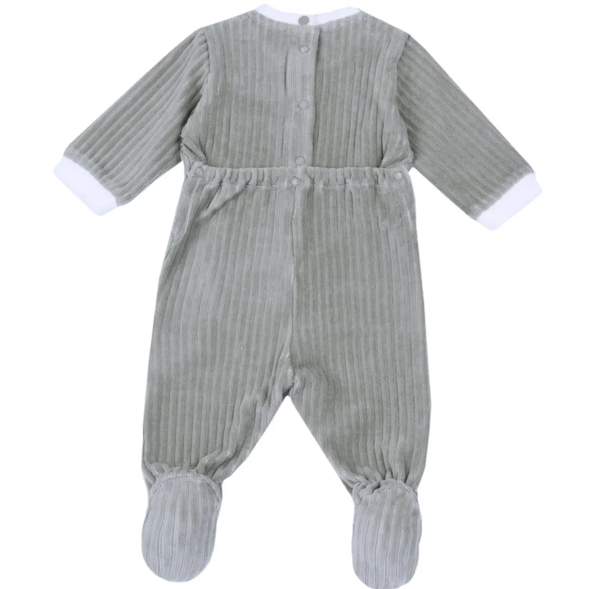 Tutina con apertura patello con tre animaletti – chicco