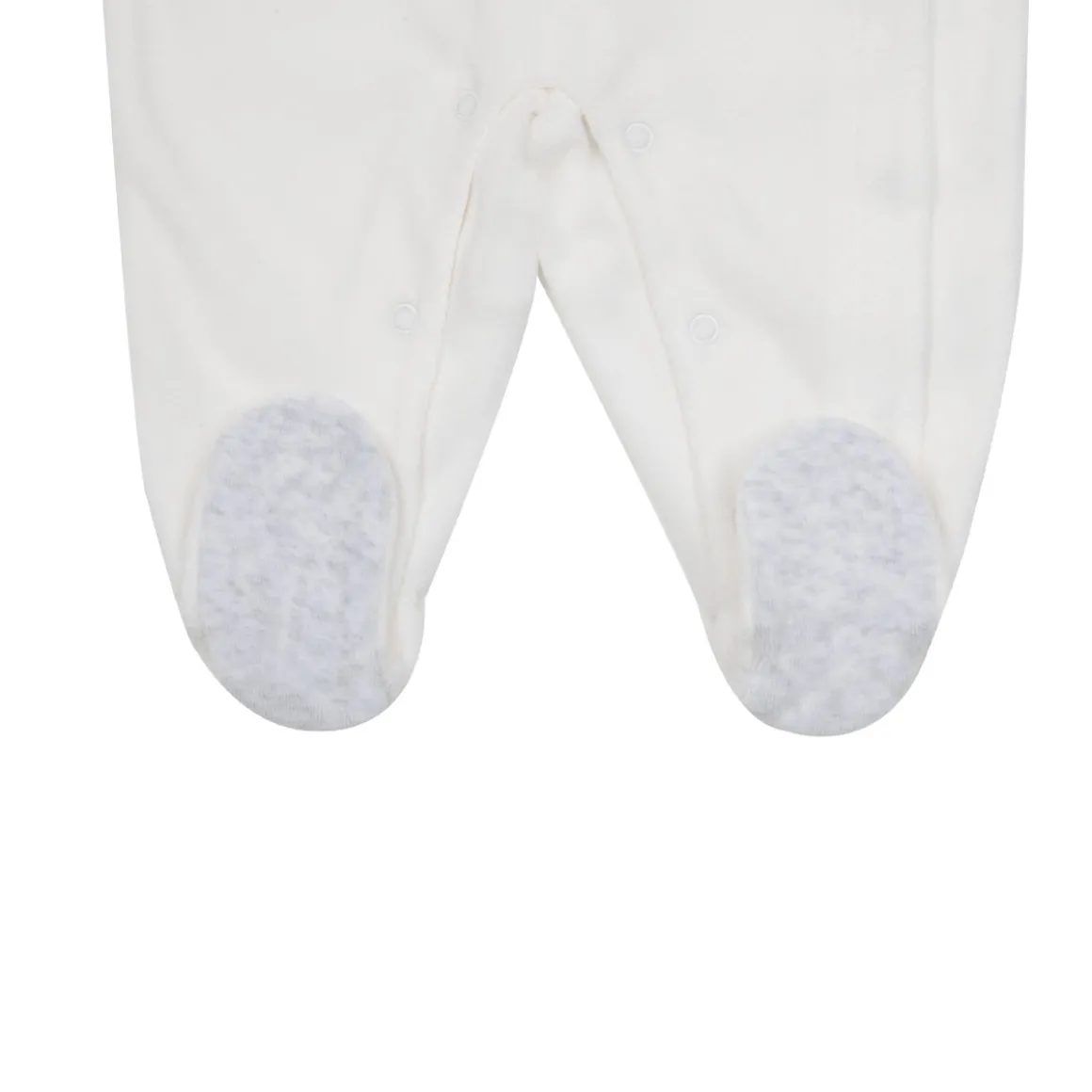 Tutina da bambina panna “orsetto love” apertura frontale