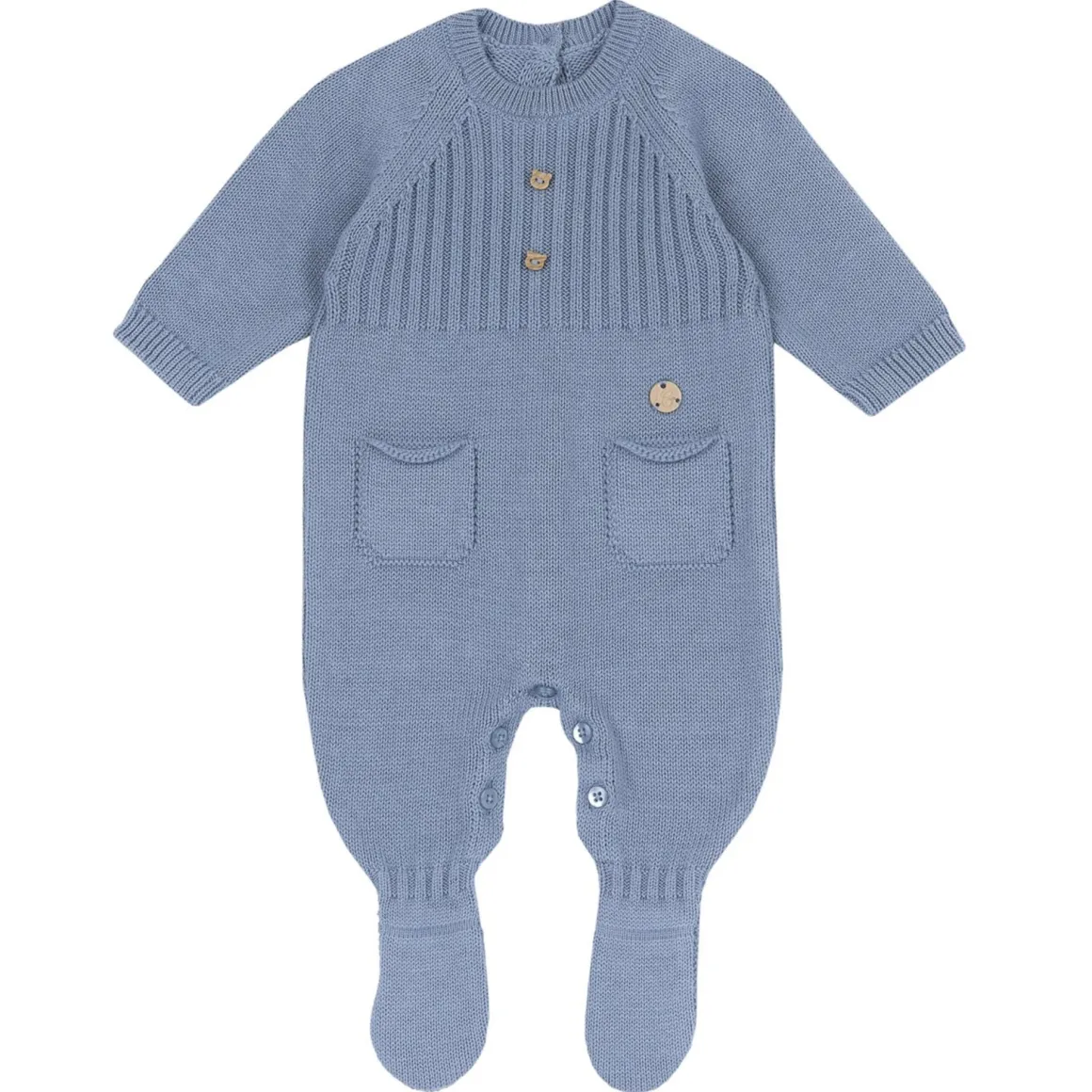 Tutina girocollo in maglia – chicco