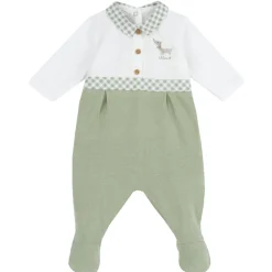 Tutina in cotone leggero, con apertura sulla schiena ideale per primavera e autunno