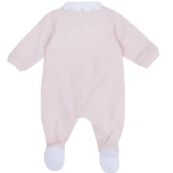 Tutina in cotone leggero, ideale per primavera e autunno, con apertura frontale ed entrogamba