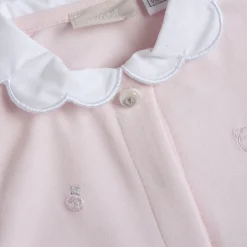 Tutina in cotone leggero, ideale per primavera e autunno, con apertura frontale ed entrogamba