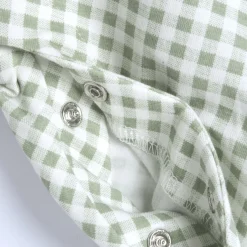 Tutina in cotone leggero, ideale per primavera e autunno con apertura sulla schiena e entrogamba