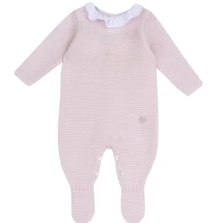 Tutina in tricot, ideale per primavera e autunno con apertura sulla schiena ed entrogamba