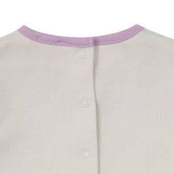 Tutina interlock bimba bicolor beige/lilla