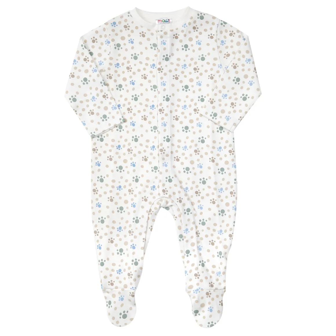 Tutina interlock bimbo apertura totale stampata