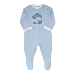 Tutina interlock bimbo azzurra