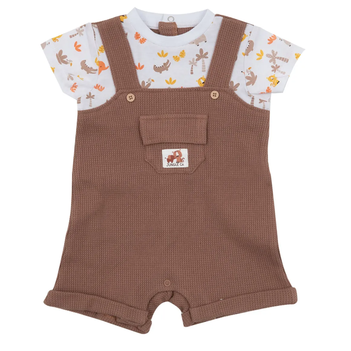 Tutina salopette bimbo marrone