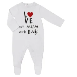 Tutina unisex bianca semplice