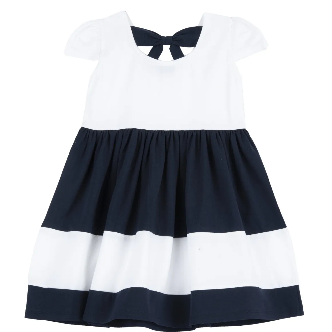 Vestito a maniche corte elegante, in cotone