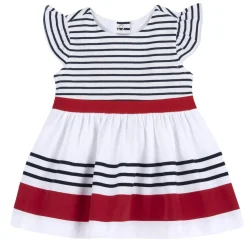 Vestito a maniche corte elegante, in cotone